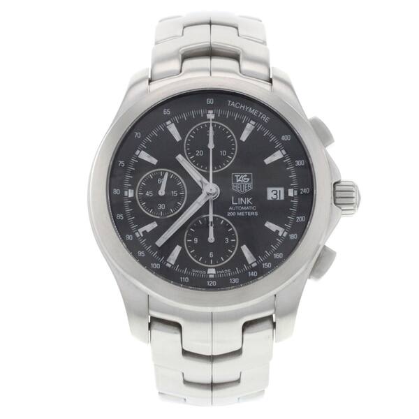 Heuer Link Stainless Steel Automatic Men S Watch Overstock Heuer Link Stainless Steel Automatic Men S Watch Overstock