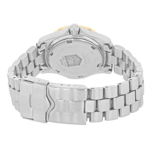 Shop Tag Heuer 2000 Exclusive Wn1350 18k Gold Steel Quartz Ladies Watch Overstock 17623571