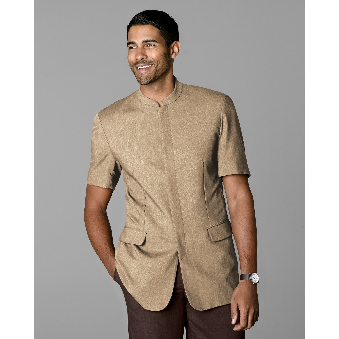 short sleeve suit jacket mens