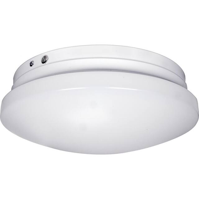 14" White Acrylic LED EMR/120/277 Fixture