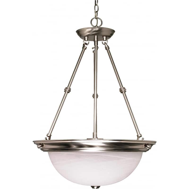 Nuvo Lighting 20-inch 3-light Pendant - Pewter - Width 20.00", Height 27.75" - Width 20.00", Height 27.75"