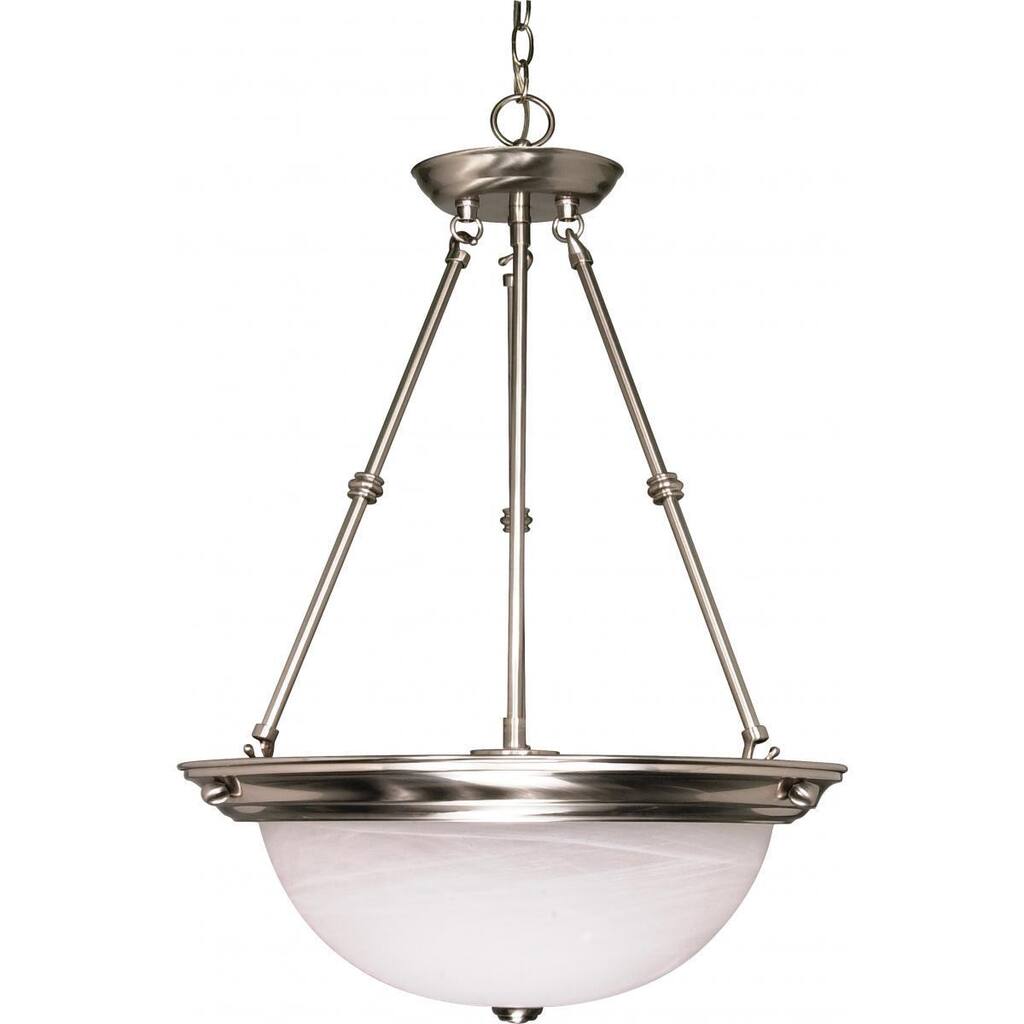 Nuvo Lighting 20-inch 3-light Pendant - Pewter - Width 20.00", Height 27.75" - Width 20.00", Height 27.75"