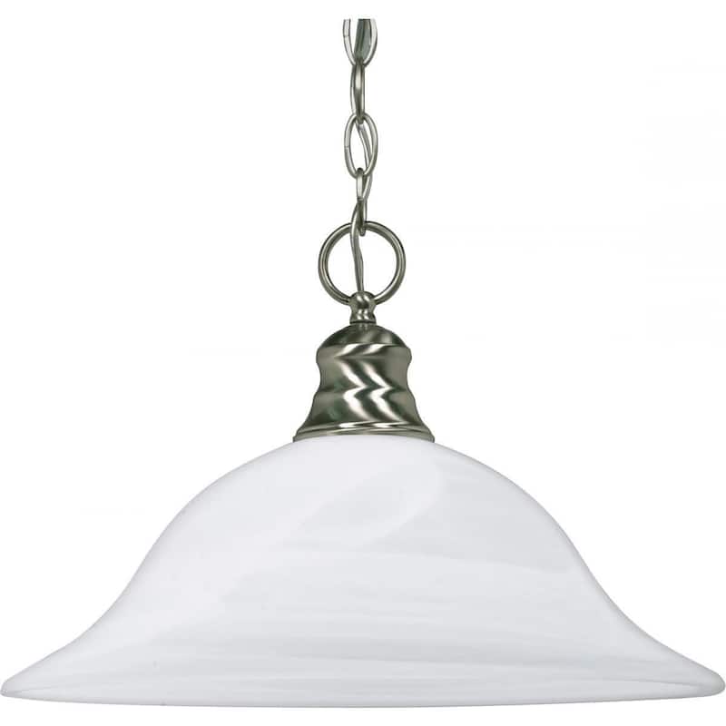 1 Light Hanging Dome Pendant