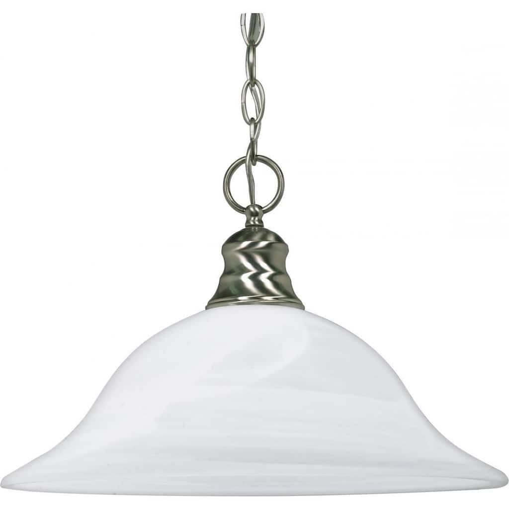 1 Light Hanging Dome Pendant