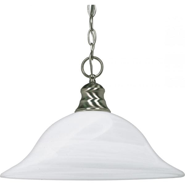1 Light Hanging Dome Pendant