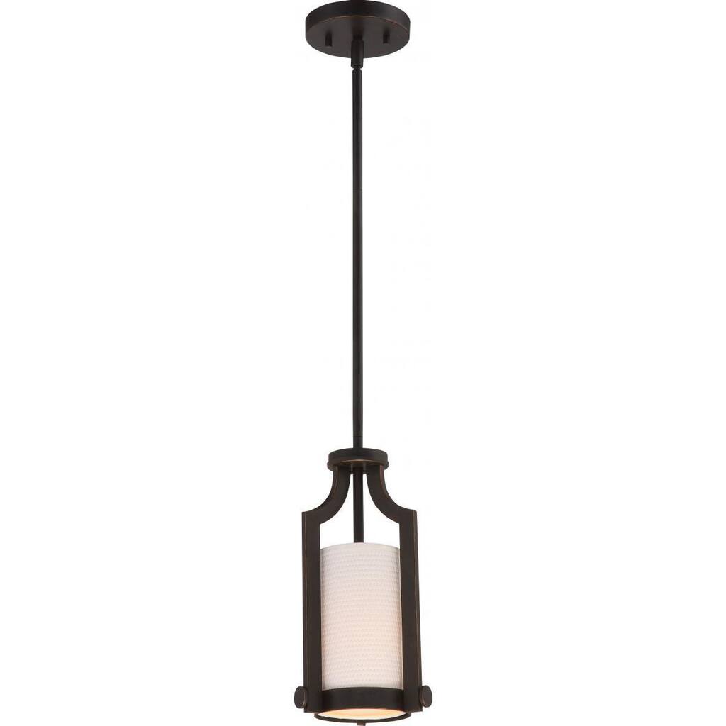 Novo Lighting Meadow Russet Bronze Metal Single Light Mini Pendant