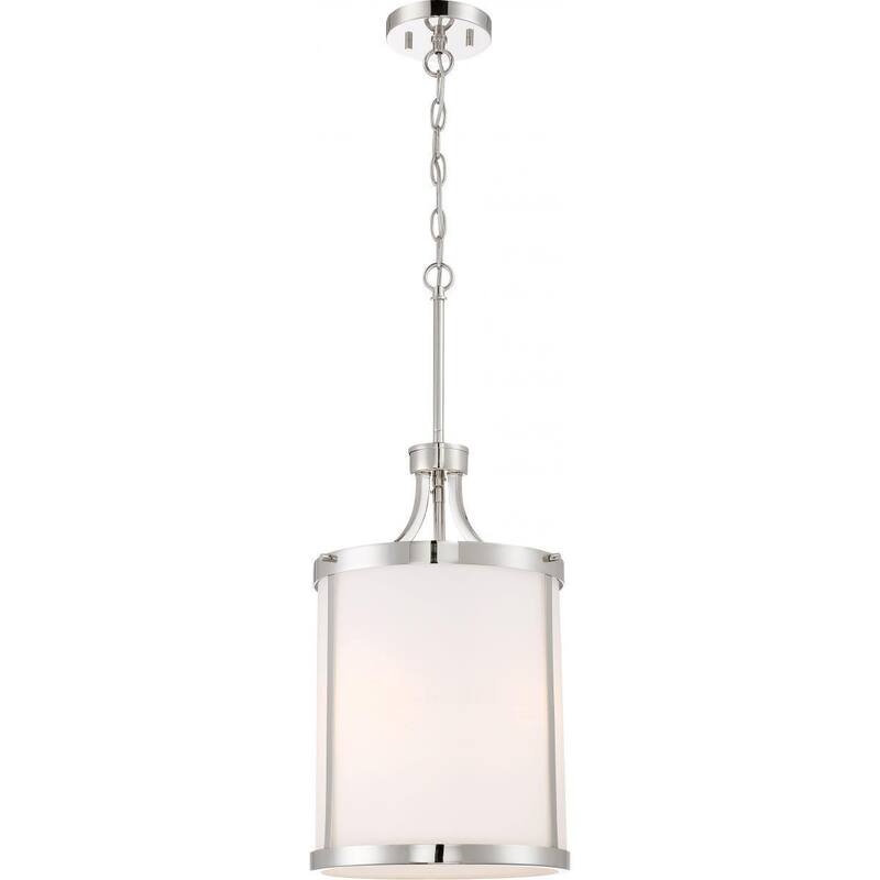 Nuvo Lighting Denver 3-light Pendant - Pewter - Diameter 11.63", Height 18.75" - Diameter 11.63", Height 18.75"