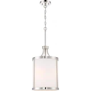 Nuvo Lighting Denver 3-light Pendant - Pewter - Diameter 11.63", Height 18.75" - Diameter 11.63", Height 18.75"