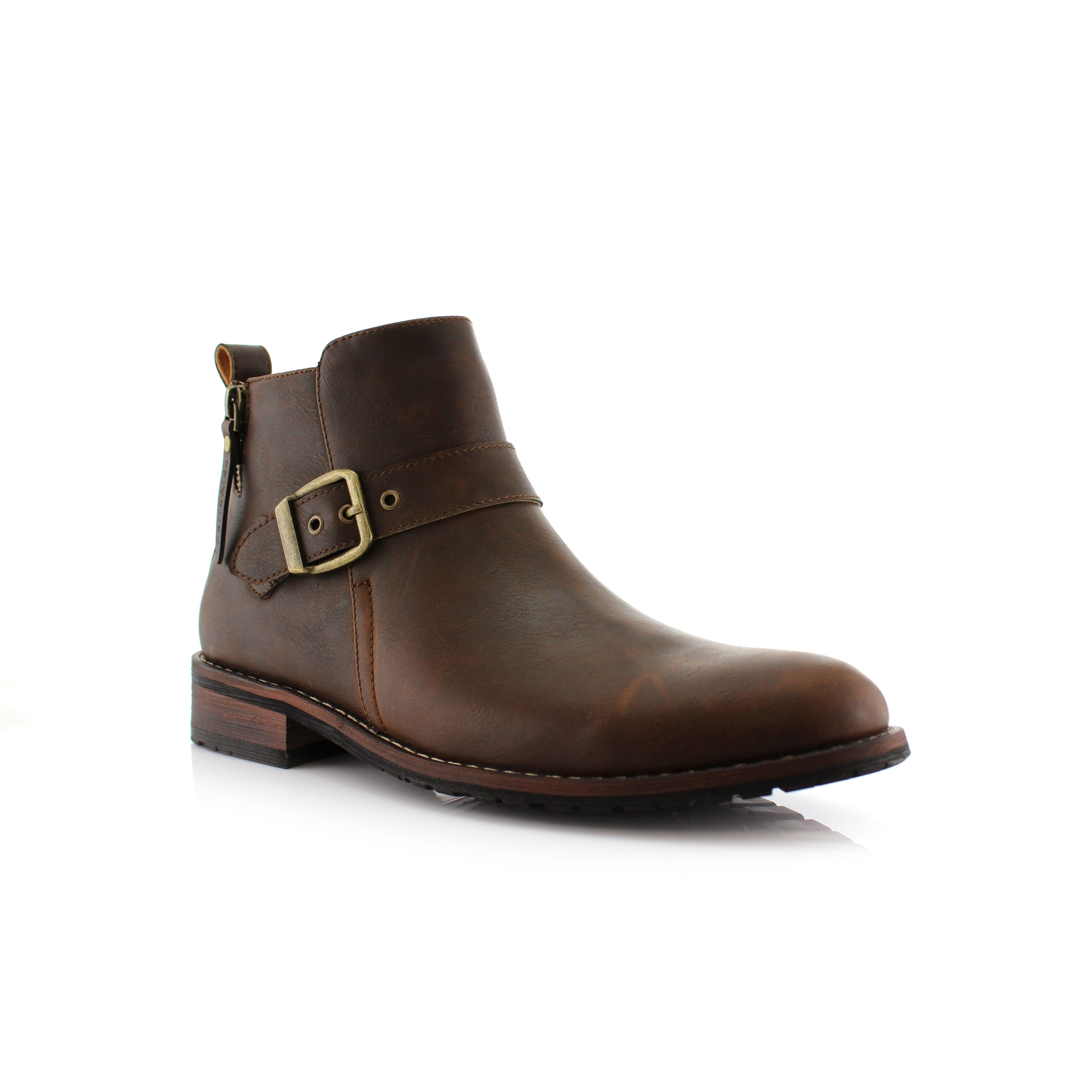 chelsea boots with strap mens