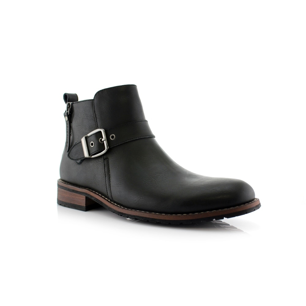 mens leather ankle boots sale