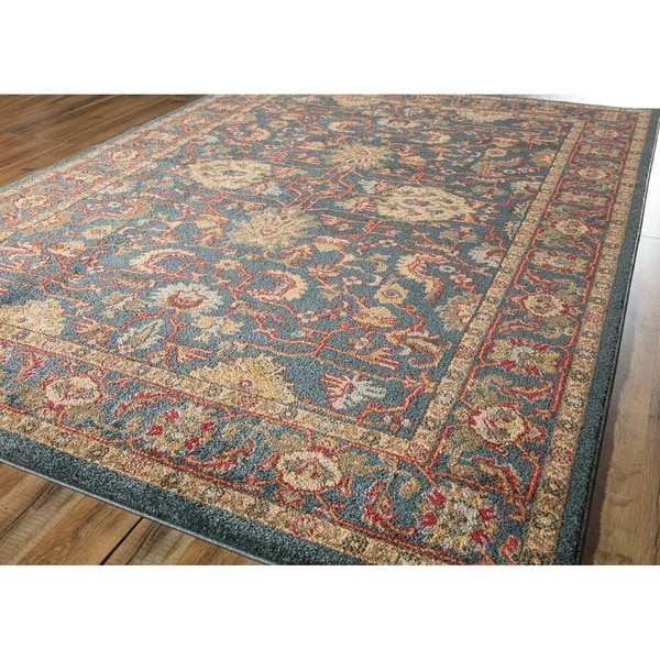 Candice Blue Traditional Rug - 5' x 7'