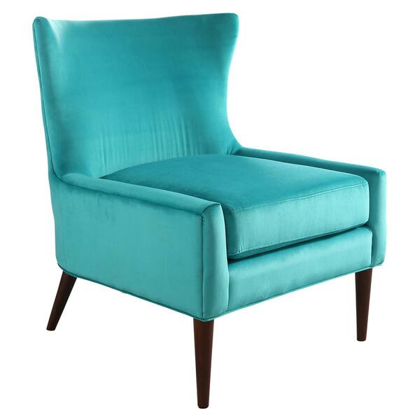 Shop Abbyson Auburn Velvet Wingback Chair On Sale Overstock