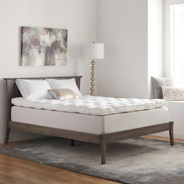 European Heritage Luxury White Goose Down Mattress Topper