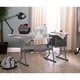 preview thumbnail 8 of 14, Studio Designs Eclipse Ultra Grey and White Wood Top Sewing Table