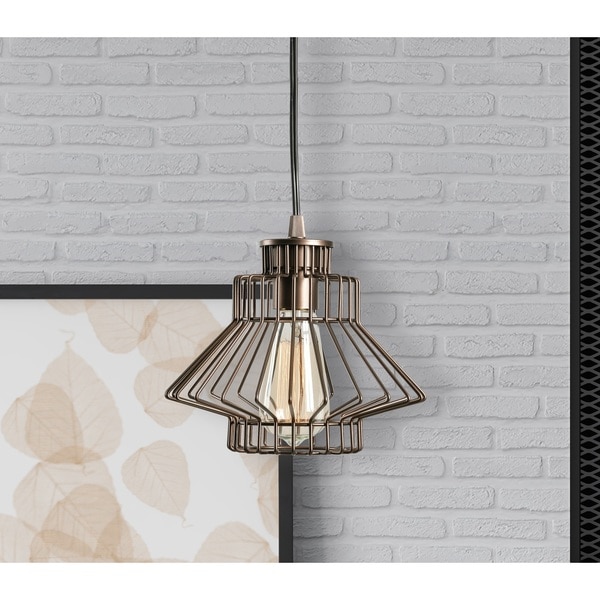 Ezra 1 Light Vintage Copper Swag Pendant