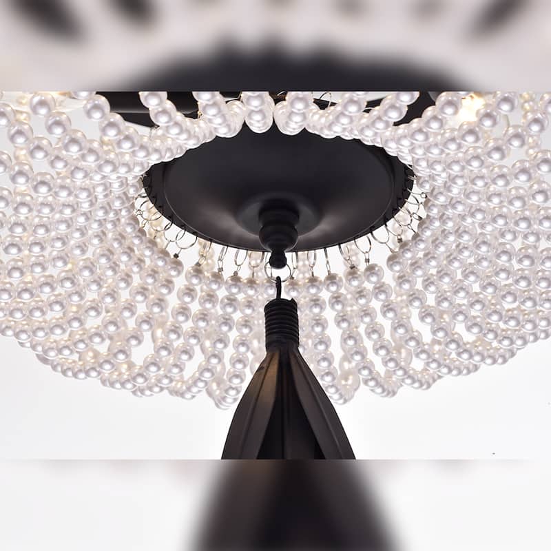 Cahrin 3-Light 16-Inch Pearl Bead Pendant