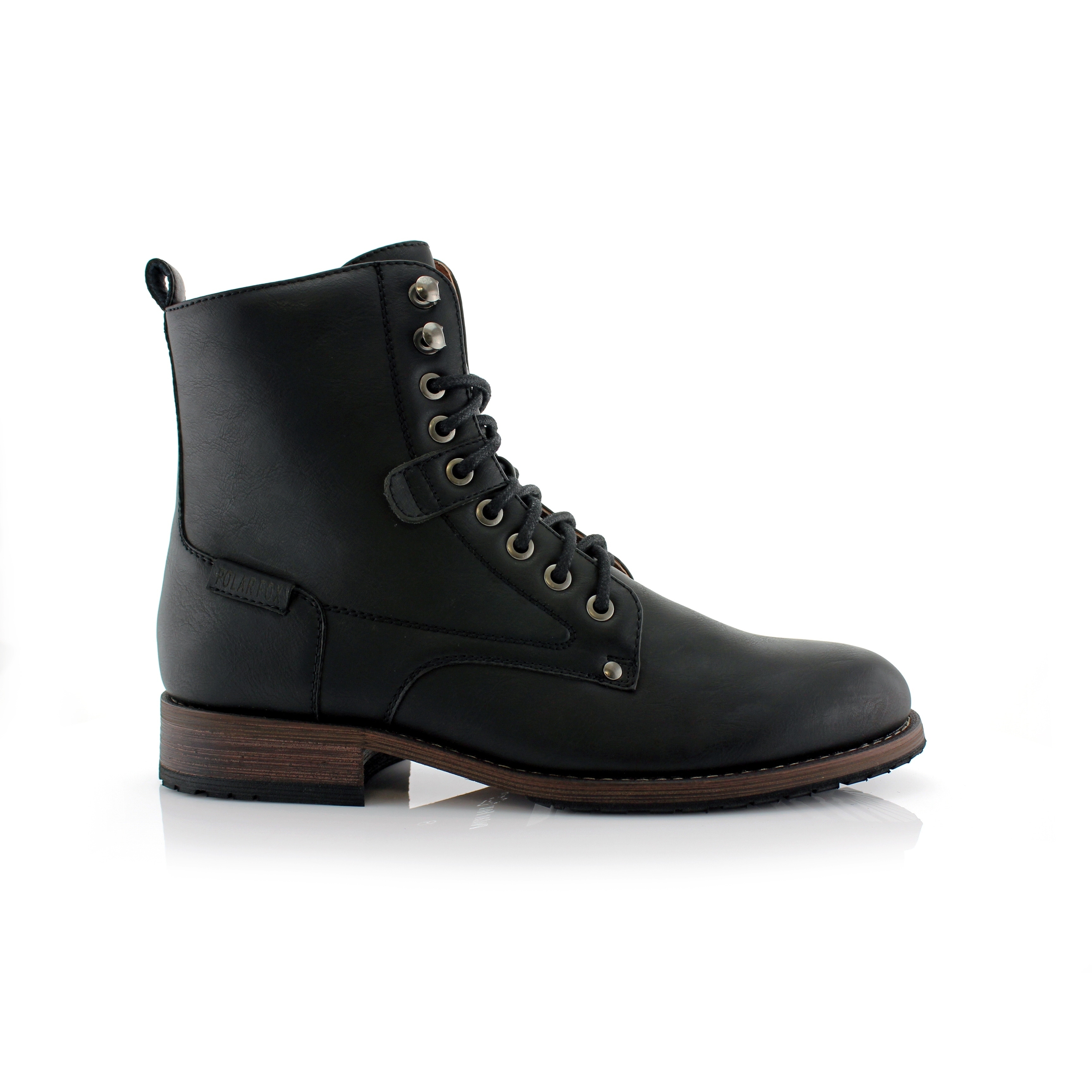 Polar Fox Curry MPX808580 Men's Black Combat Boots For Work or