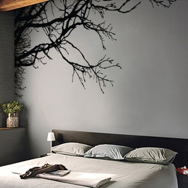 black tree wall stickers