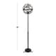 preview thumbnail 6 of 4, Linx Industrial Floor Lamp with Antique Finished Metal and Oval Shade