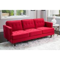 Abbyson Clinton Mid Century Tufted Sofa