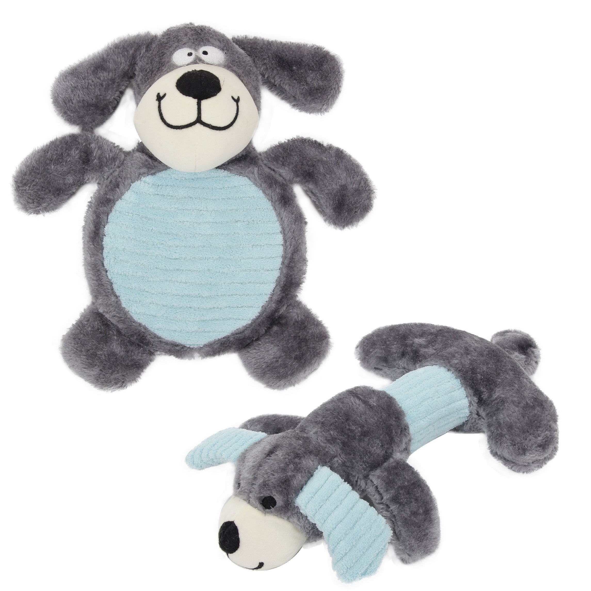 Soft Squeaky Canvas Ring Me To You Dog Toy