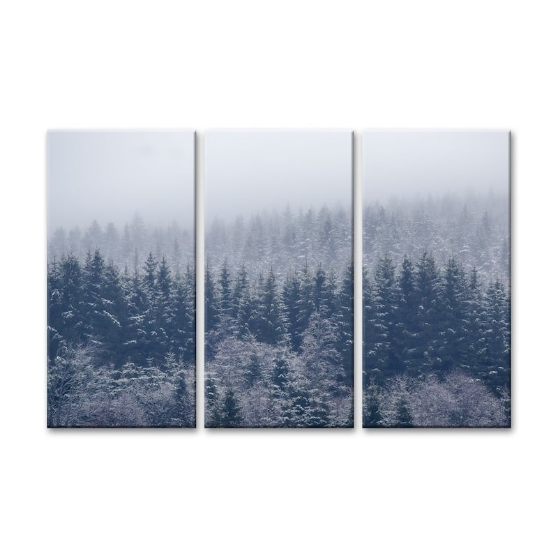 Ready2HangArt 'Frozen Trees' Canvas Wall Decor Set