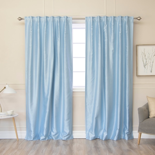 lined curtains