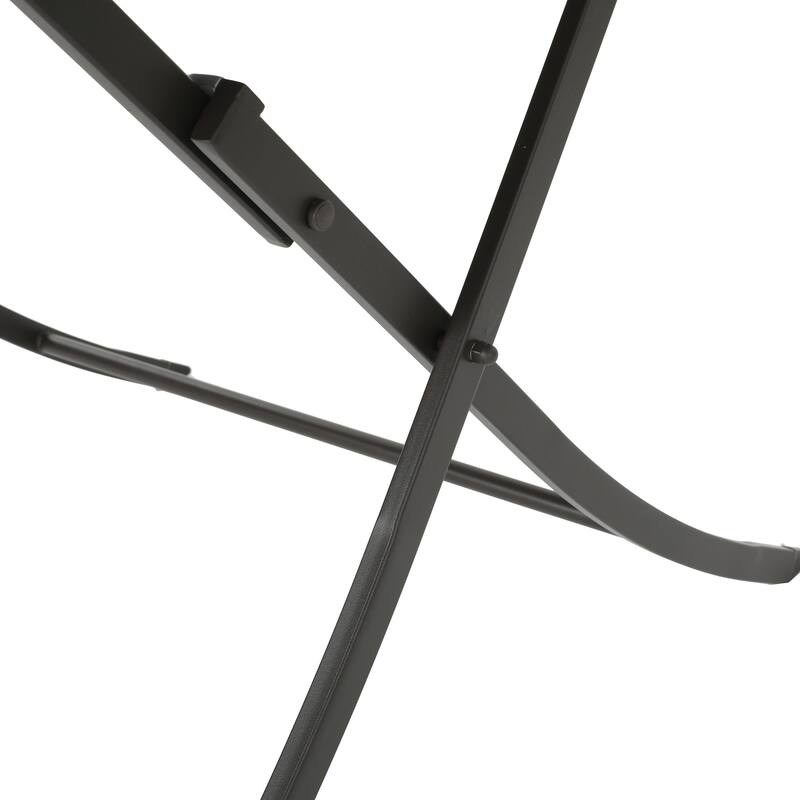 Kyler Outdoor 5-Piece Round Foldable Wicker Dining Set with Umbrella Hole by Christopher Knight Home