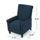 preview thumbnail 9 of 18, Charell Traditional Fabric Recliner by Christopher Knight Home