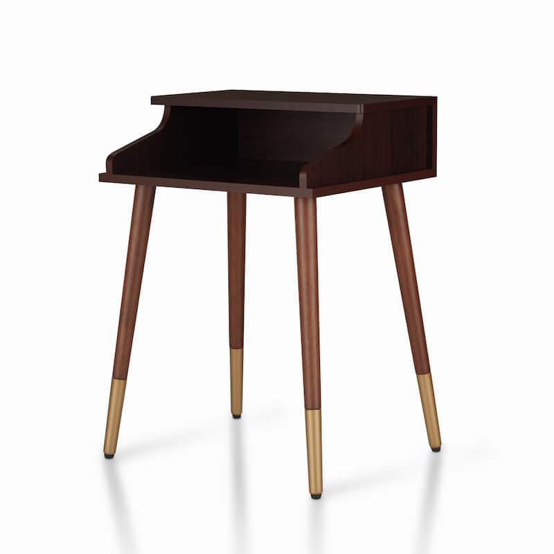 Furniture of America Jeri Mid-Century Modern 20-inch 1-shelf Side Table