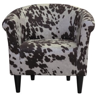The Gray Barn  Goddard Cowhide Print Accent Chair (Brown)
