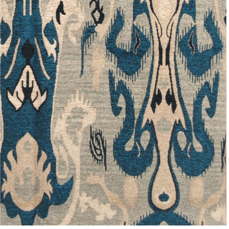 HERAT ORIENTAL Handmade Chenille Flatweave Ikat Rug - 5' x 8'