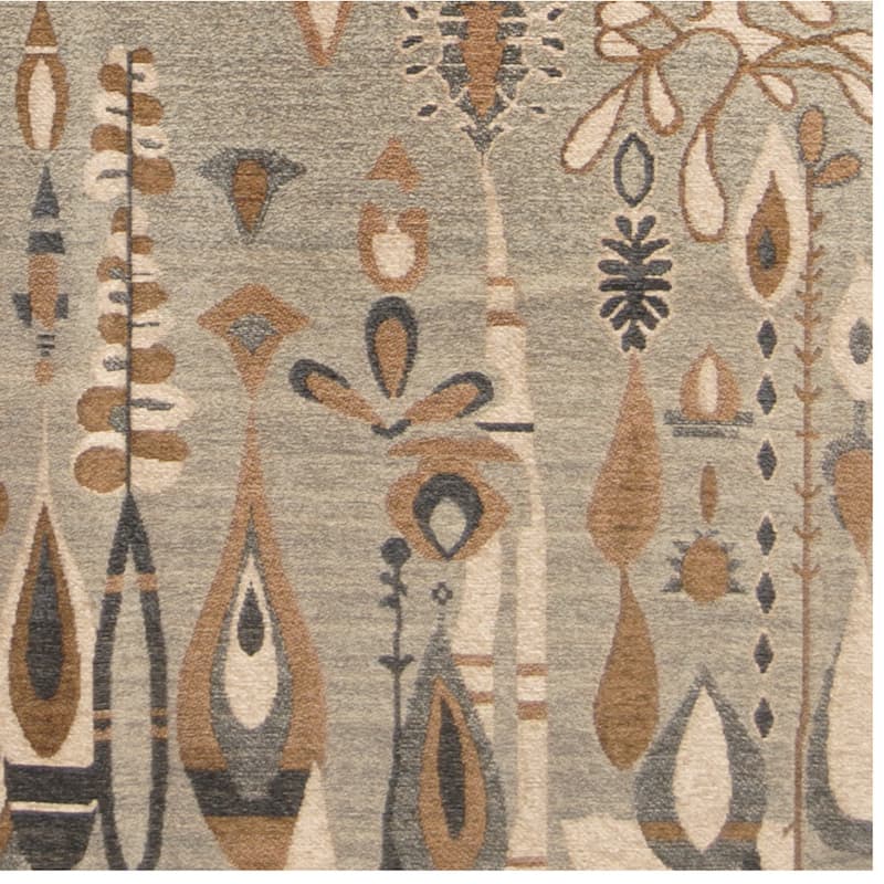HERAT ORIENTAL Handmade Chenille Flatweave Ikat Rug - 5' x 8'