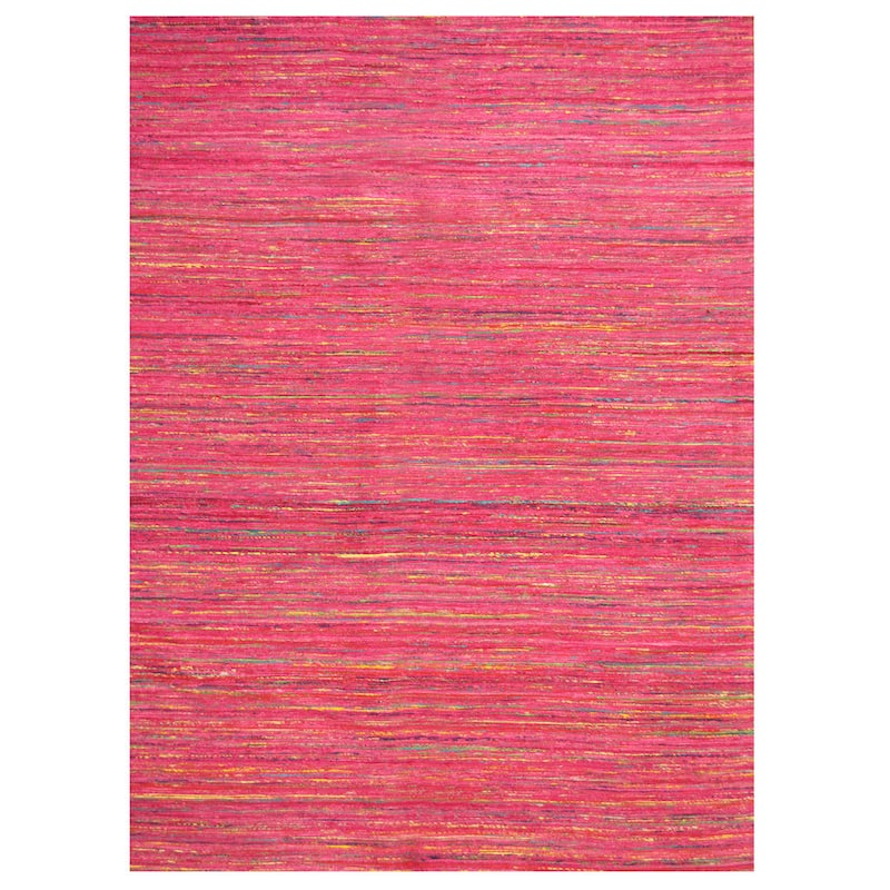 HERAT ORIENTAL Handmade Chenille Flatweave Rug - 6'6" x 8'6"