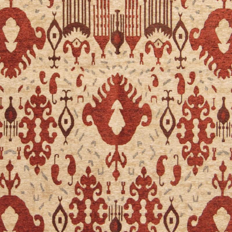 HERAT ORIENTAL Handmade Chenille Flatweave Ikat Rug - 6'6" x 9'6"