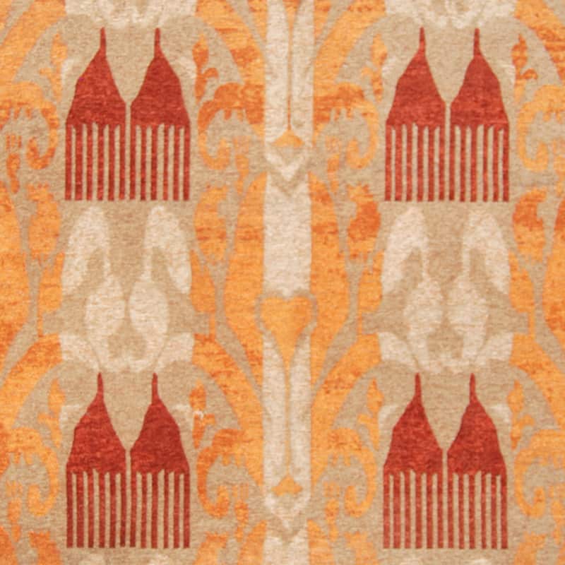HERAT ORIENTAL Handmade Chenille Flatweave Ikat Rug - 6'6" x 9'6"