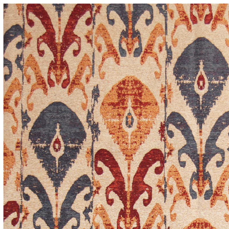 HERAT ORIENTAL Handmade Chenille Flatweave Ikat Rug - 6'6" x 9'6"