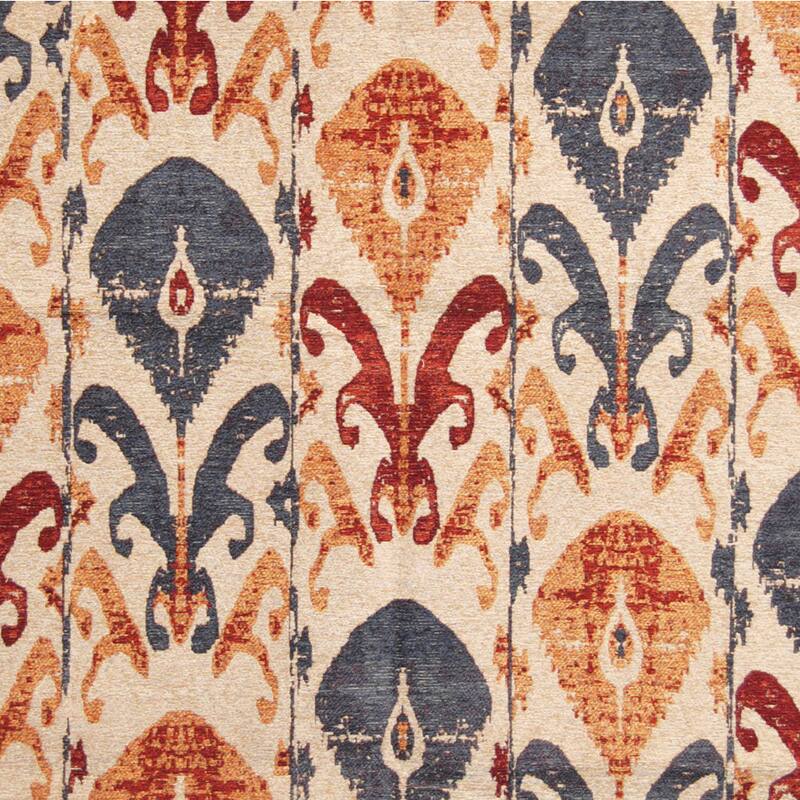 HERAT ORIENTAL Handmade Chenille Flatweave Ikat Rug - 6'6" x 9'6"