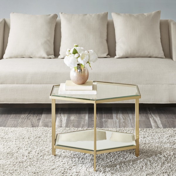 Madison Park Powell Gold Bunching Table