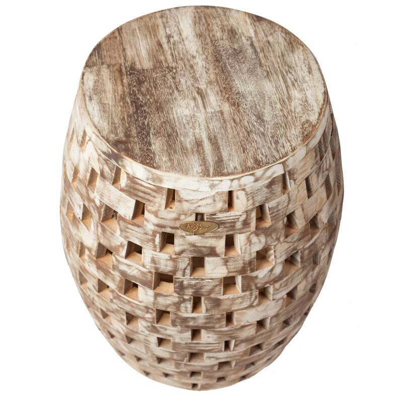 Maya Oval Garden Stool