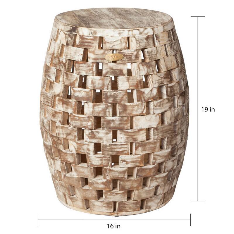 Maya Oval Garden Stool