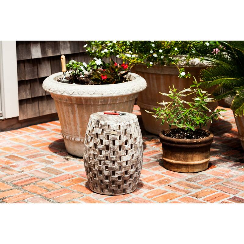 Maya Oval Garden Stool