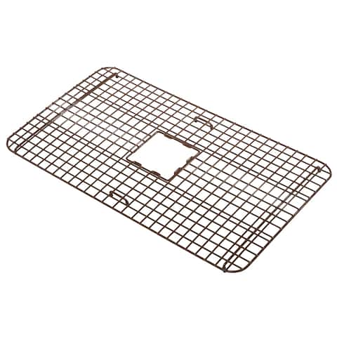 SinkSense Rohe 27.75" x 13.4" Kitchen Sink Bottom Grid, Antique Brown