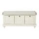 preview thumbnail 4 of 20, Dover White Wash Entryway Storage Bench