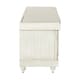 preview thumbnail 5 of 20, Dover White Wash Entryway Storage Bench
