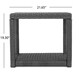 Boracay Outdoor Square Wicker Accent Table by Christopher Knight Home - Thumbnail 8