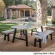 Boracay Outdoor 3-piece Picnic Dining Set by Christopher Knight Home - Thumbnail 1
