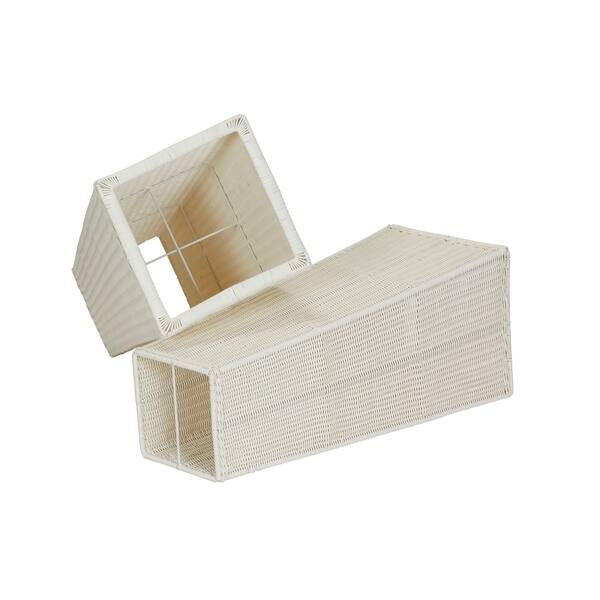 Shop Household Essentials 2 Piece Resin Floor Vase Planters White