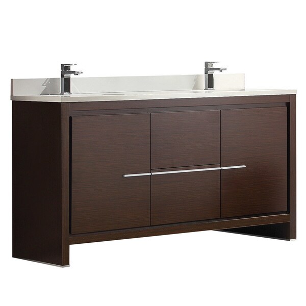 brown bathroom sink cabinet