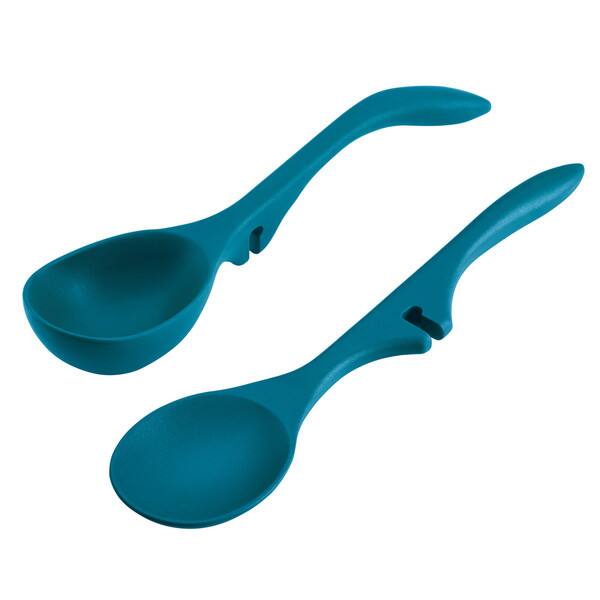 Rachael Ray 2pc Stainless Steel Utility Knife Set Teal